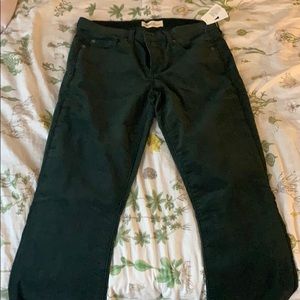 Emerald green corduroy bell bottoms size 27